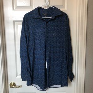 Alfani Men’s Geometric Print Dress Shirt